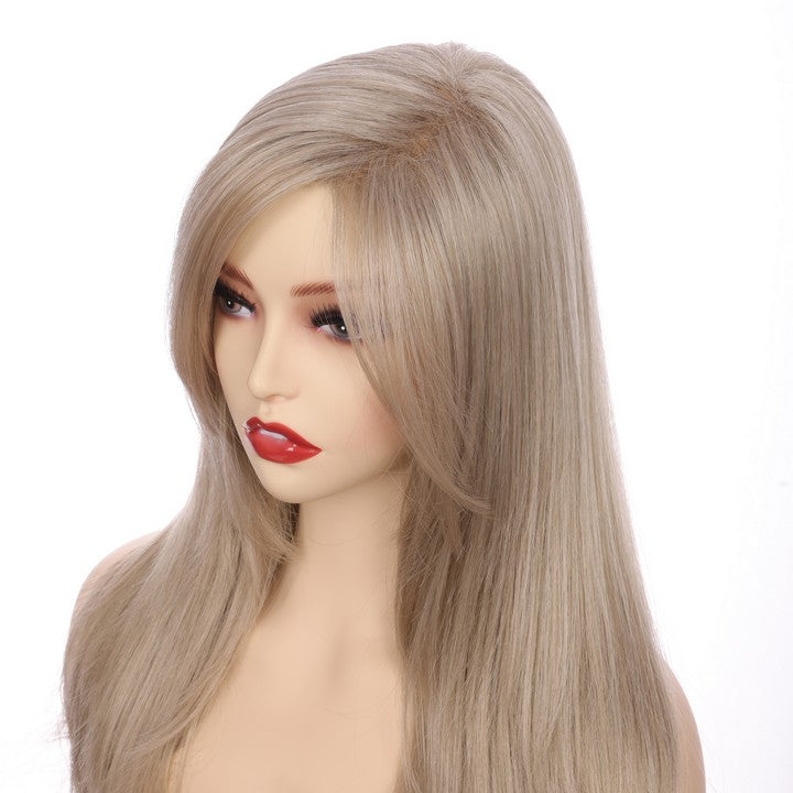 Straight Synthetic Wig-Light Brown