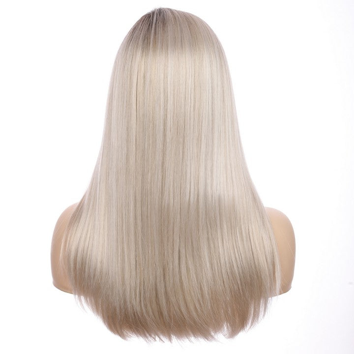 Straight Synthetic Wig-Light Blonde