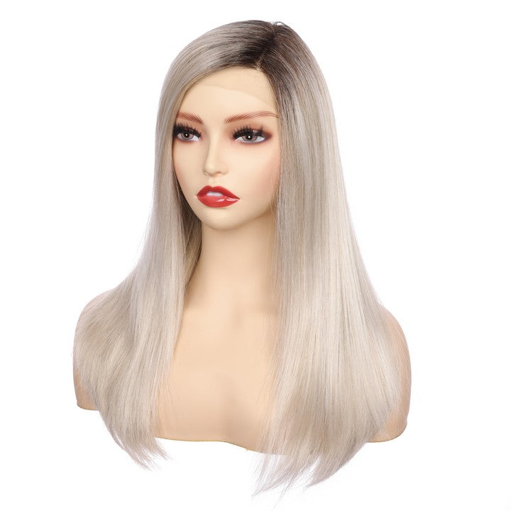 Straight Synthetic Wig-Light Blonde