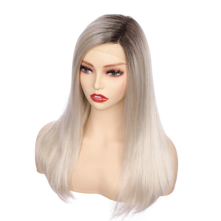 Straight Synthetic Wig-Light Blonde