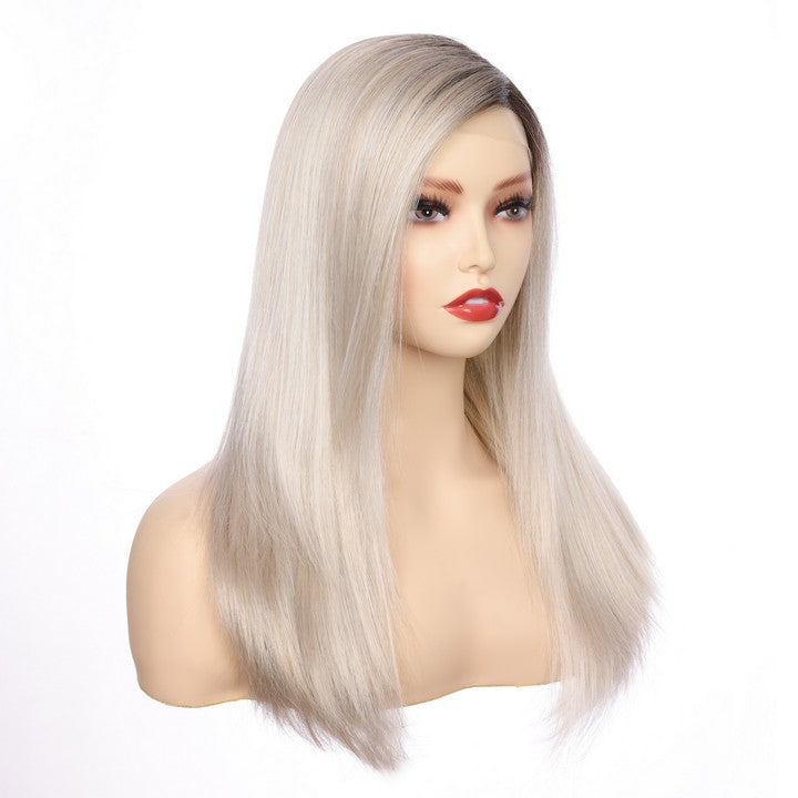 Straight Synthetic Wig-Light Blonde