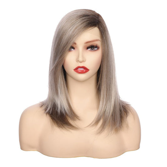 Straight Synthetic Wig-Gray