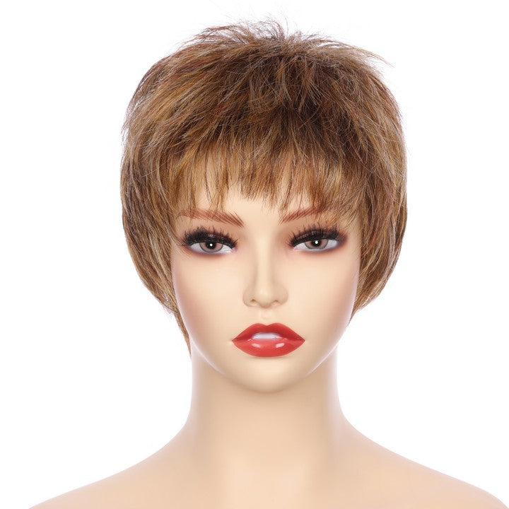 Synthetic Short Curly Wig-Ginger Blonde