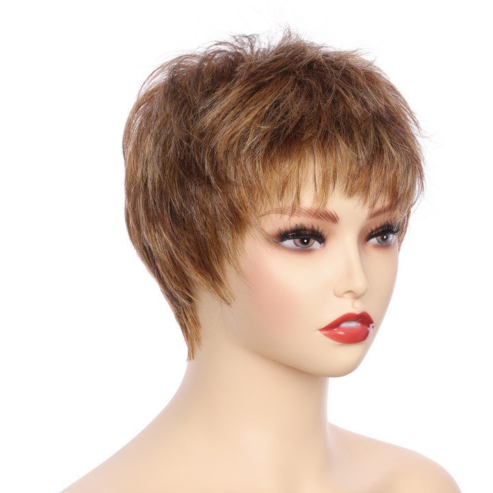 Synthetic Short Curly Wig-Ginger Blonde