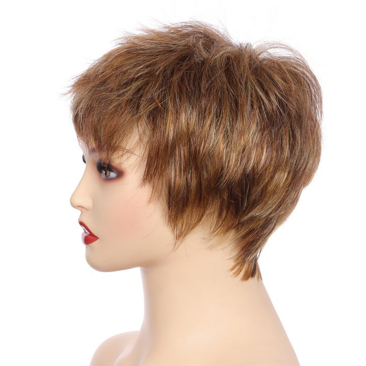 Synthetic Short Curly Wig-Ginger Blonde