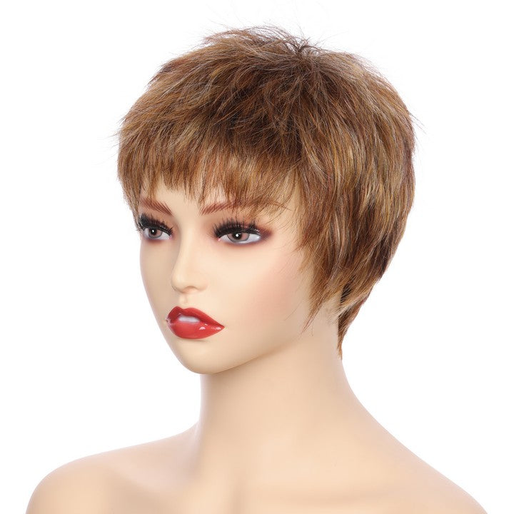 Synthetic Short Curly Wig-Ginger Blonde