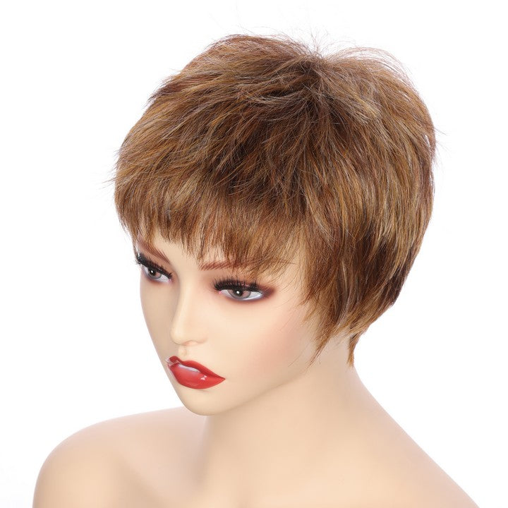 Synthetic Short Curly Wig-Ginger Blonde