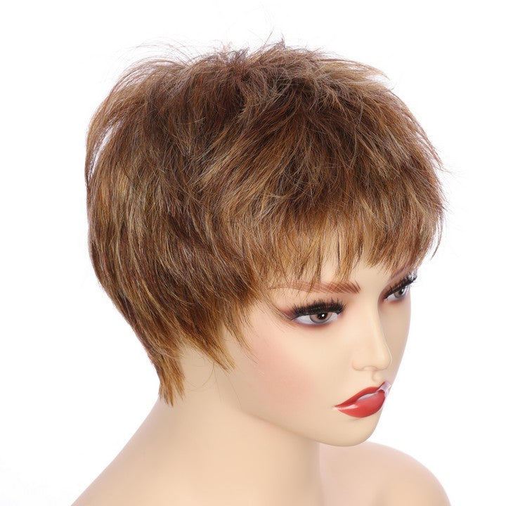 Synthetic Short Curly Wig-Ginger Blonde