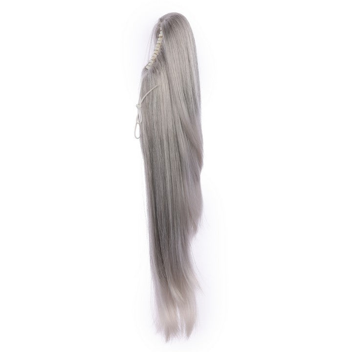 Gray Ombre Ponytail Extensions