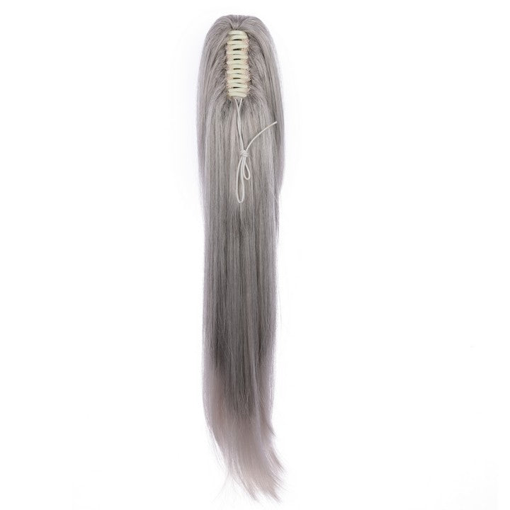 Gray Ombre Ponytail Extensions