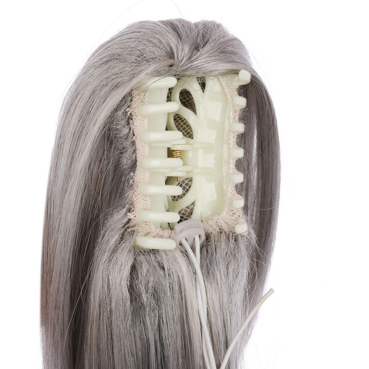 Gray Ombre Ponytail Extensions