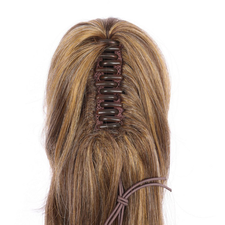 Brown Mix Blonde Ponytail Extensions