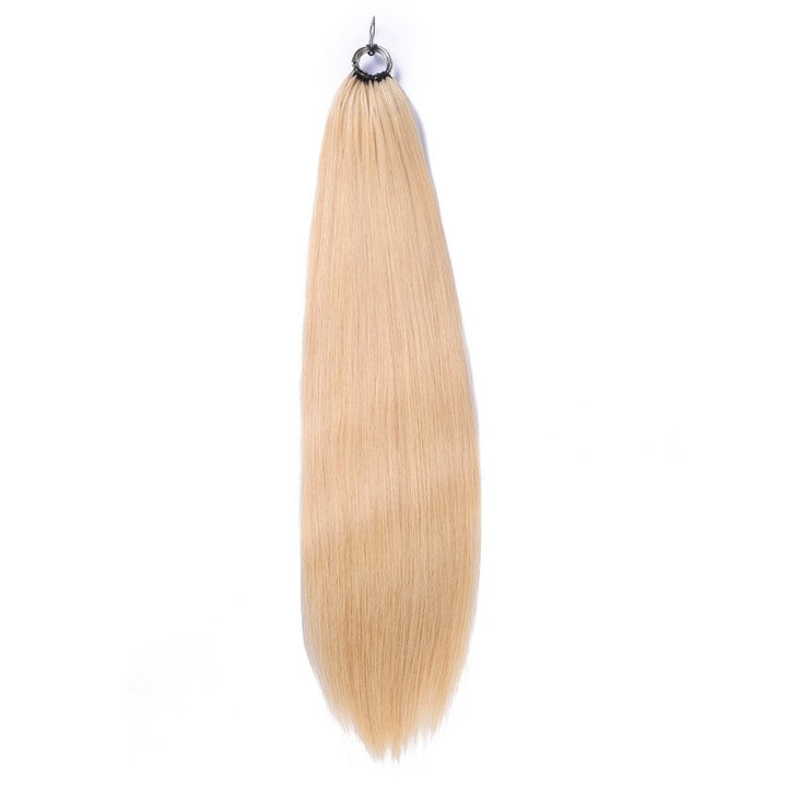 Honey Blonde Nano Ring Tip Human Hair Extensions-22Inch