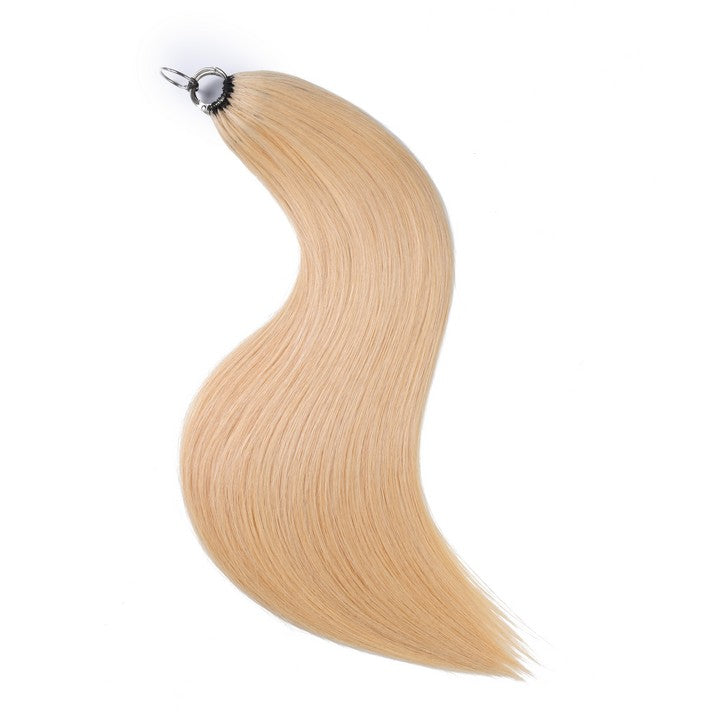 Honey Blonde Nano Ring Tip Human Hair Extensions-22Inch