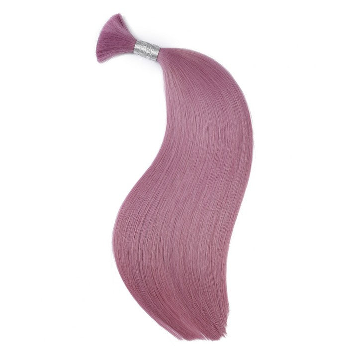 Light Purple Wet & Wavy Bulk Hair Extensions for Braiding