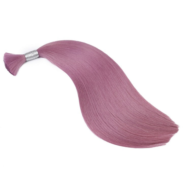 Light Purple Wet & Wavy Bulk Hair Extensions for Braiding