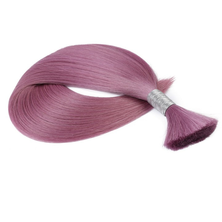 Light Purple Wet & Wavy Bulk Hair Extensions for Braiding