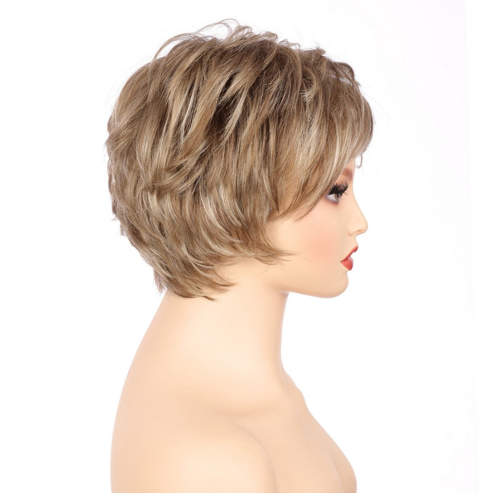 Light Brwon (#18/22) Synthetic Short Curly Wig