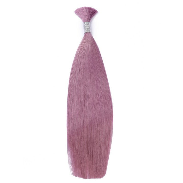 Light Purple Wet & Wavy Bulk Hair Extensions for Braiding