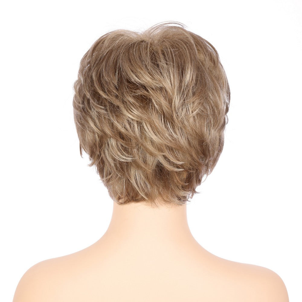 Light Brwon (#18/22) Synthetic Short Curly Wig