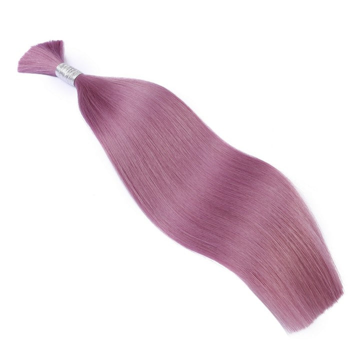 Light Purple Wet & Wavy Bulk Hair Extensions for Braiding