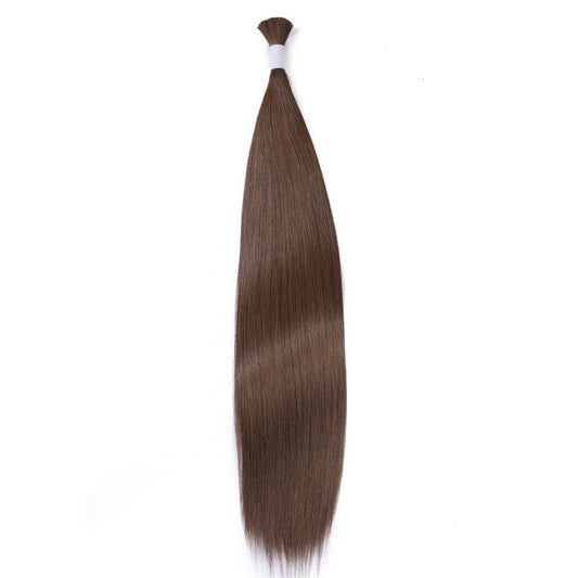 Dark Brown #MM Wet & Wavy Bulk Hair Extensions for Braiding