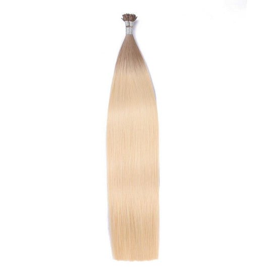 Brown Blonde Ombre Y-Tip Hair Extensions