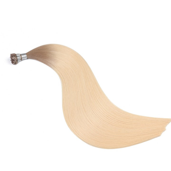 Brown Blonde Ombre Y-Tip Hair Extensions