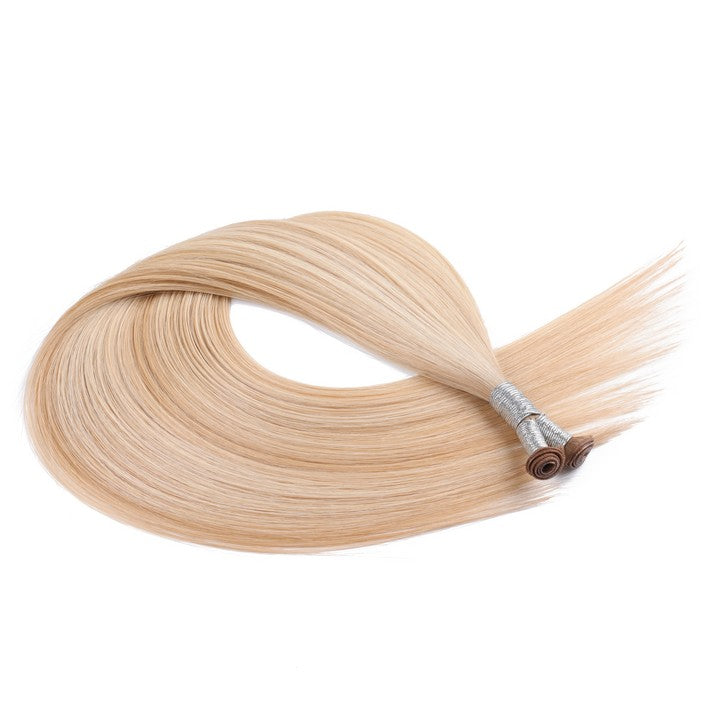 Light Brown Honey (#B18/60) Hand Tied Hair Weft-20Inch