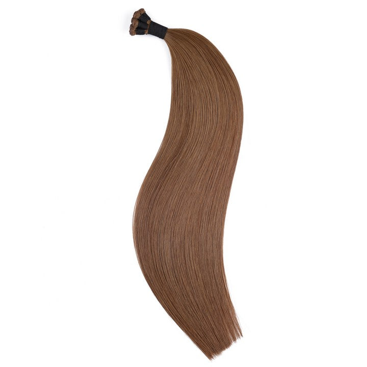 Chestnut Brown (#6) Hand Tied Hair Weft-22Inch