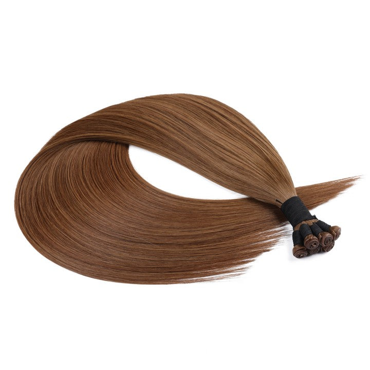 Chestnut Brown (#6) Hand Tied Hair Weft-22Inch