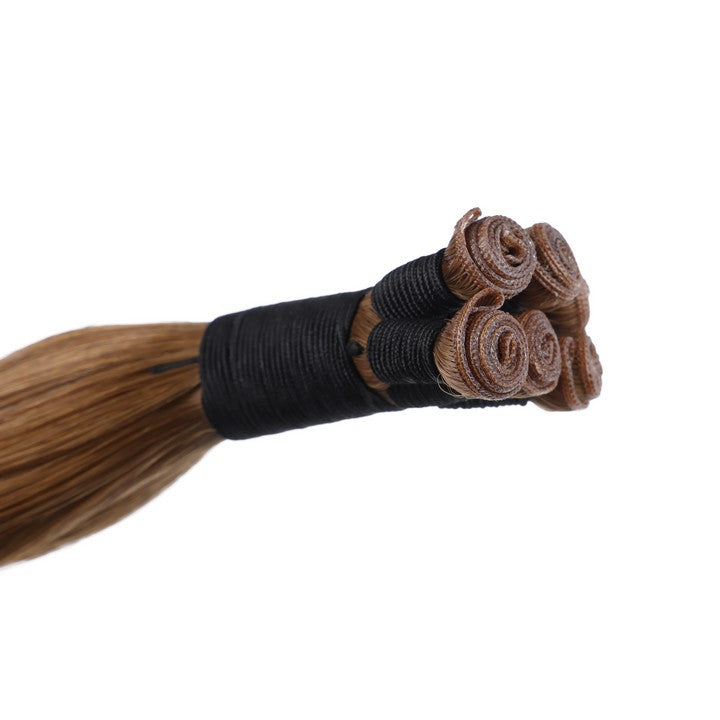 Chestnut Brown (#6) Hand Tied Hair Weft-22Inch