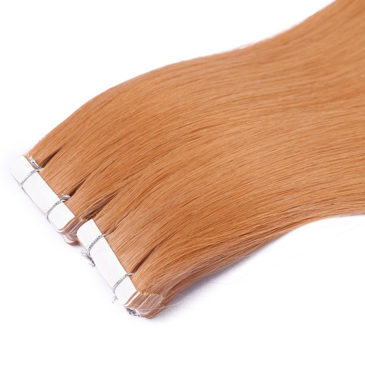 Ginger Blonde #27 Tape In Human Hair Extensions-20Inch