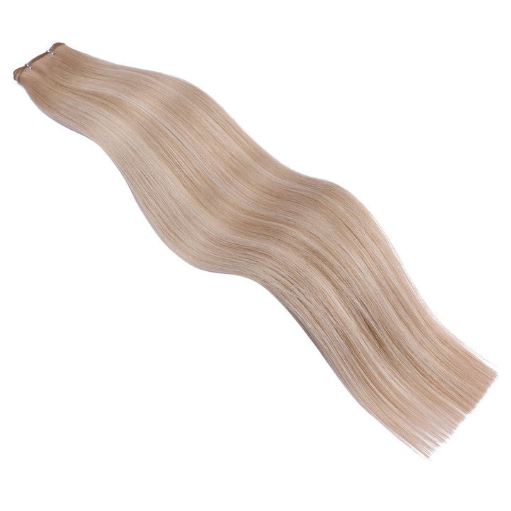 Light Blonde Ombre (#B16A/60A) Double Weft Sew In Hair Extensions-20Inch