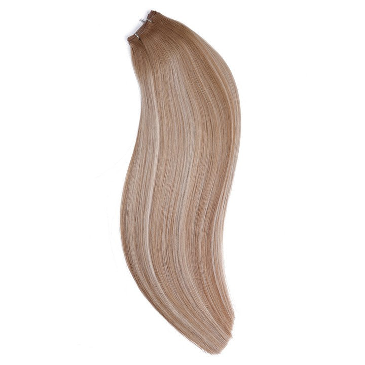 Light Blonde Ombre (#B10/60A) Double Weft Sew In Hair Extensions-18Inch