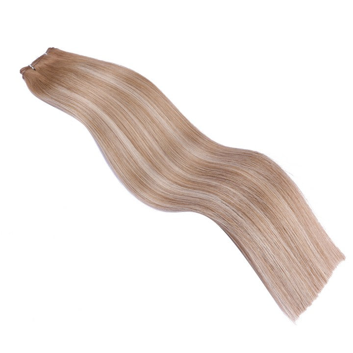 Light Blonde Ombre (#B10/60A) Double Weft Sew In Hair Extensions-18Inch