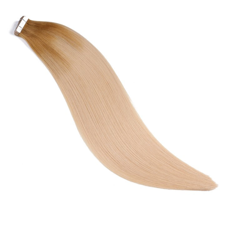 Ginger Light Blonde Ombre Tape In Human Hair Extensions-20Inch