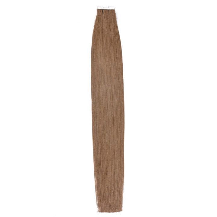 Light Auburn Tape In Human Hair Extensions-20Inch