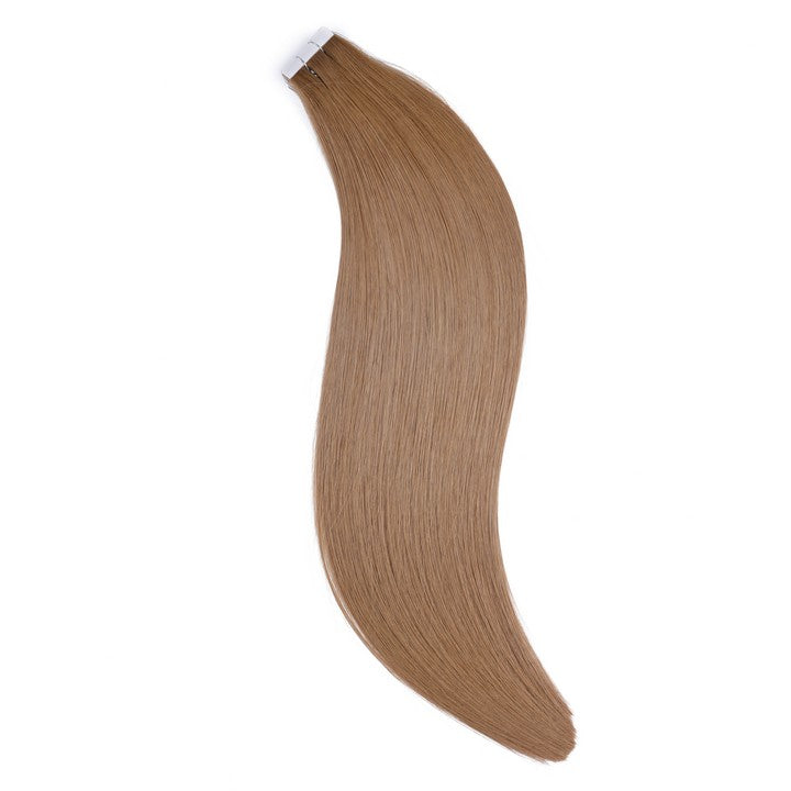 Light Auburn Tape In Human Hair Extensions-20Inch