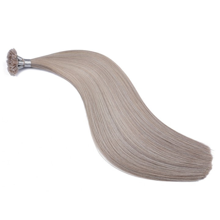 Gray (#TM) Tip Hair Extensions-20Inch