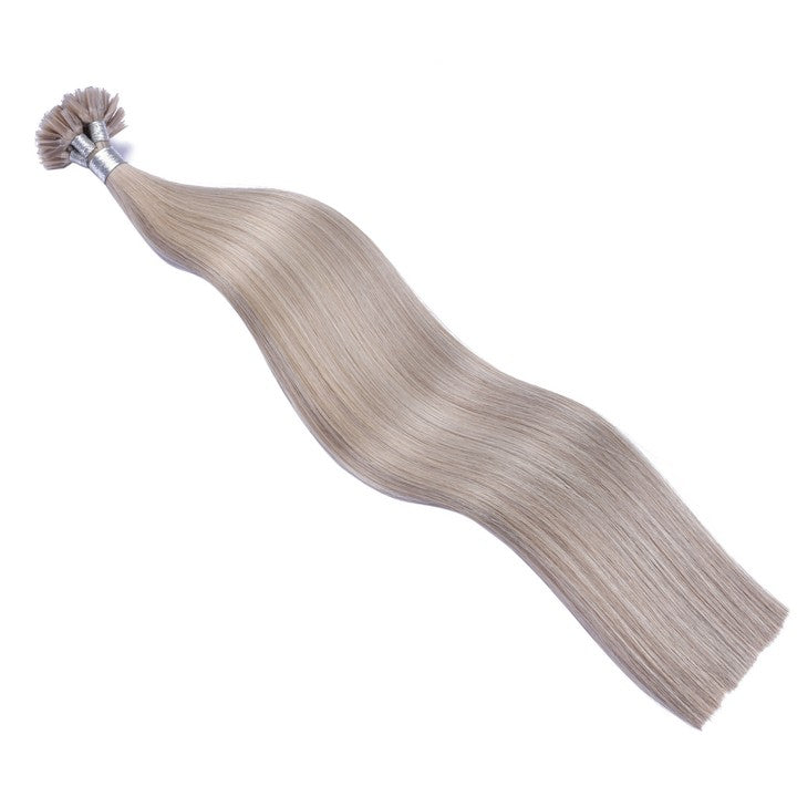 Gray (#TM) Tip Hair Extensions-20Inch