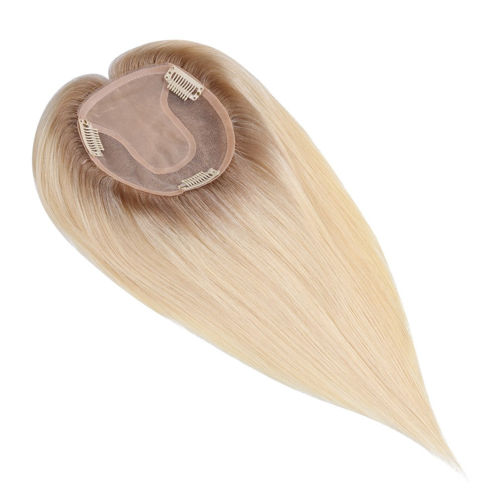 Honey Blonde Mono Top Hair Topper