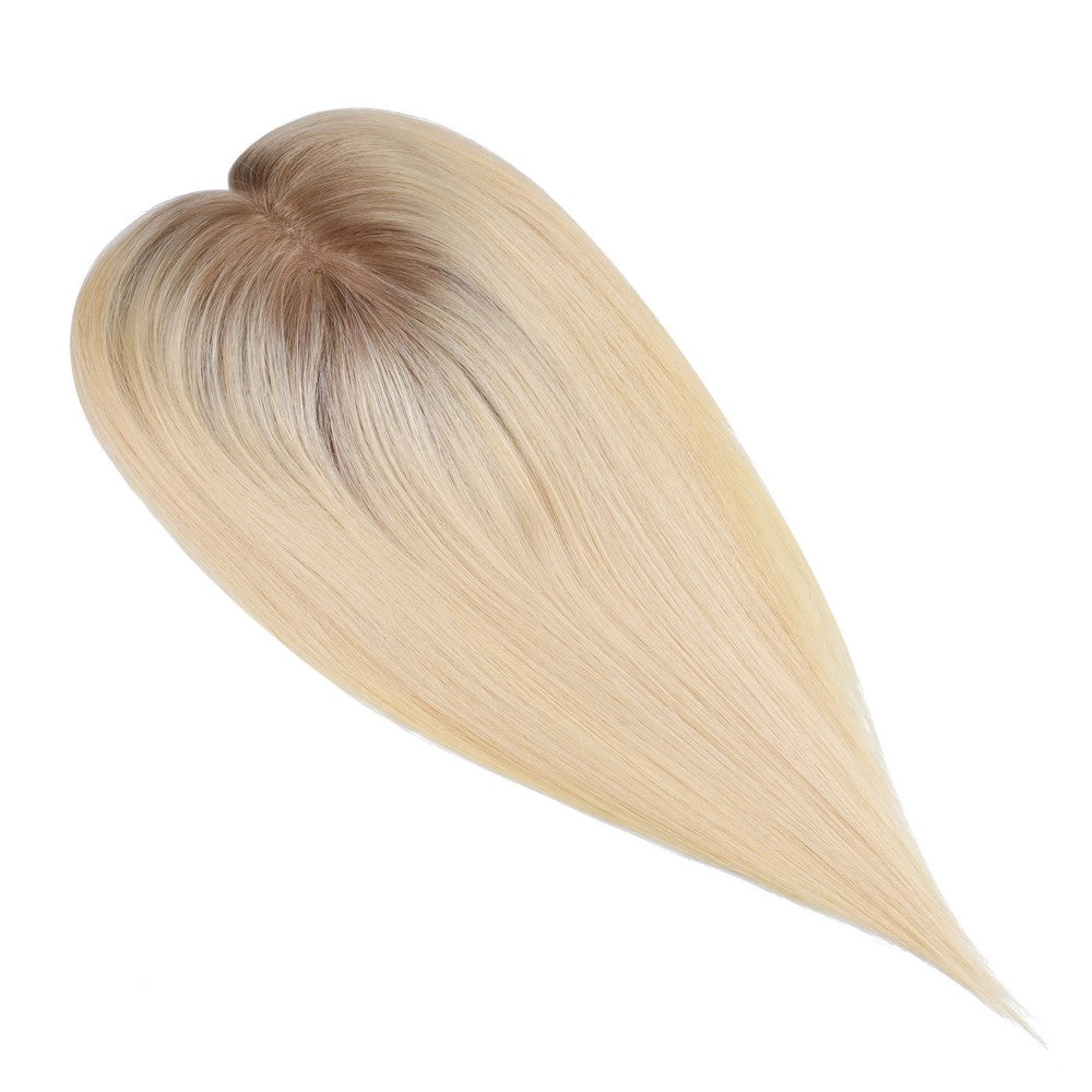 Honey Blonde Mono Top Hair Topper