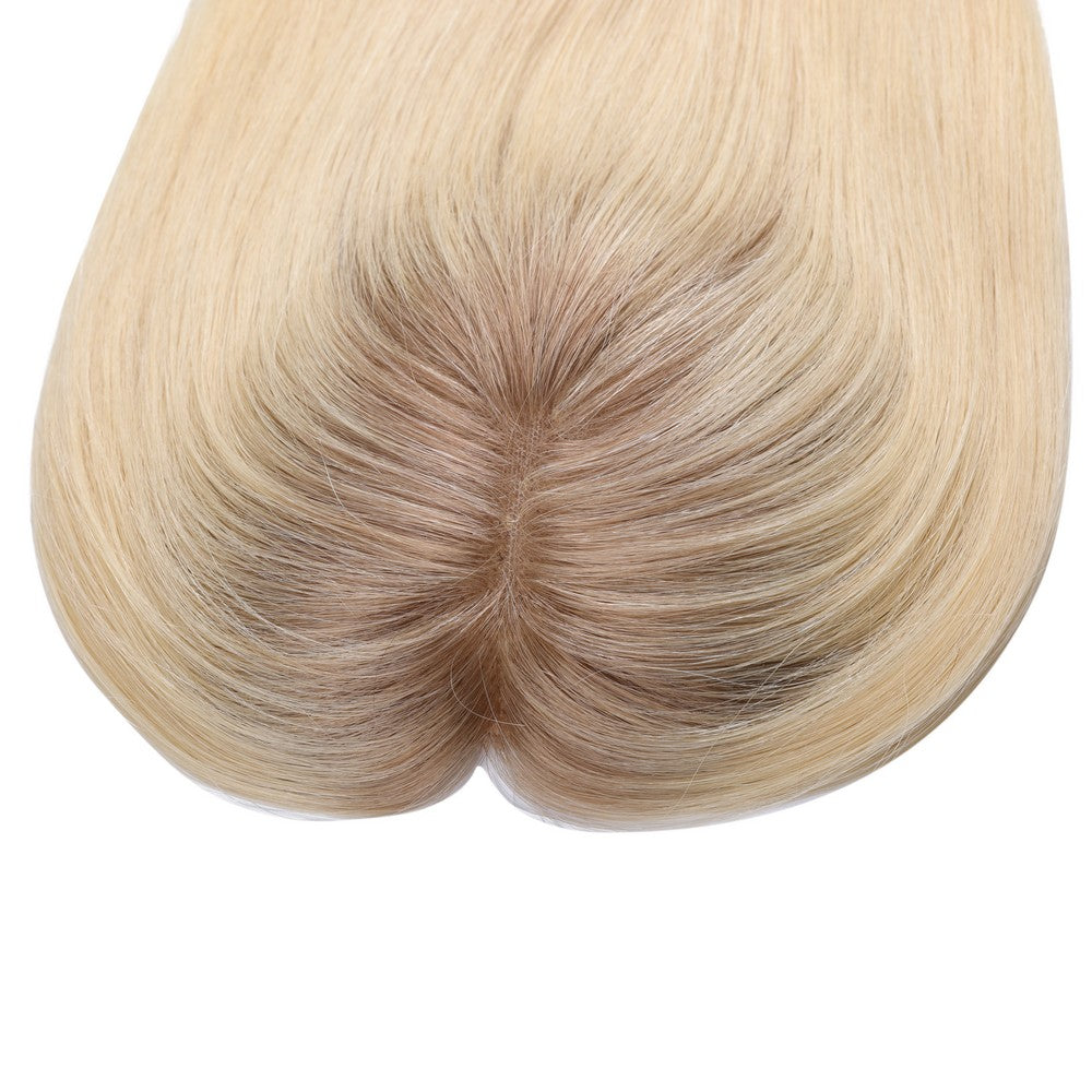 Honey Blonde Mono Top Hair Topper