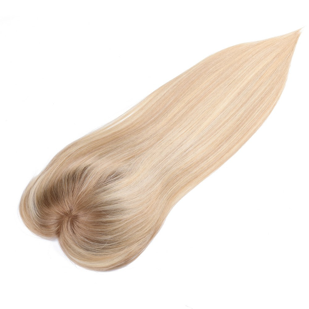 Honey Blonde Mono Top Hair Topper