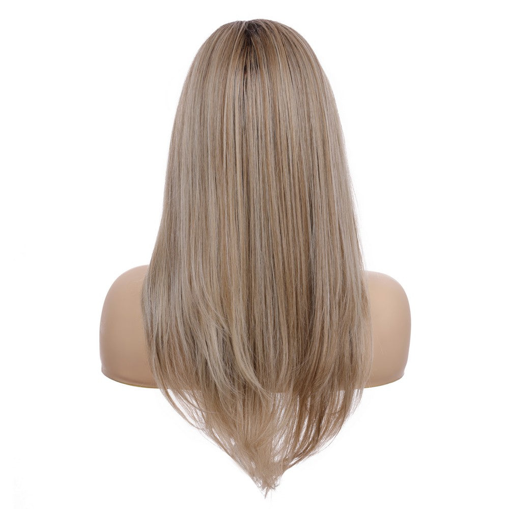 Straight Synthetic Wig-Light Brown