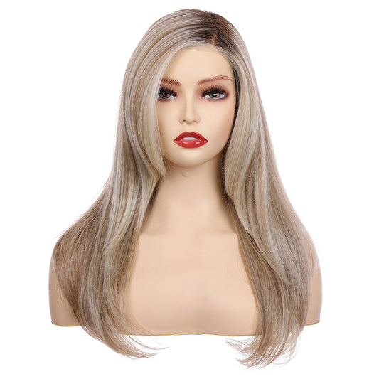 Straight Synthetic Wig-Light Brown