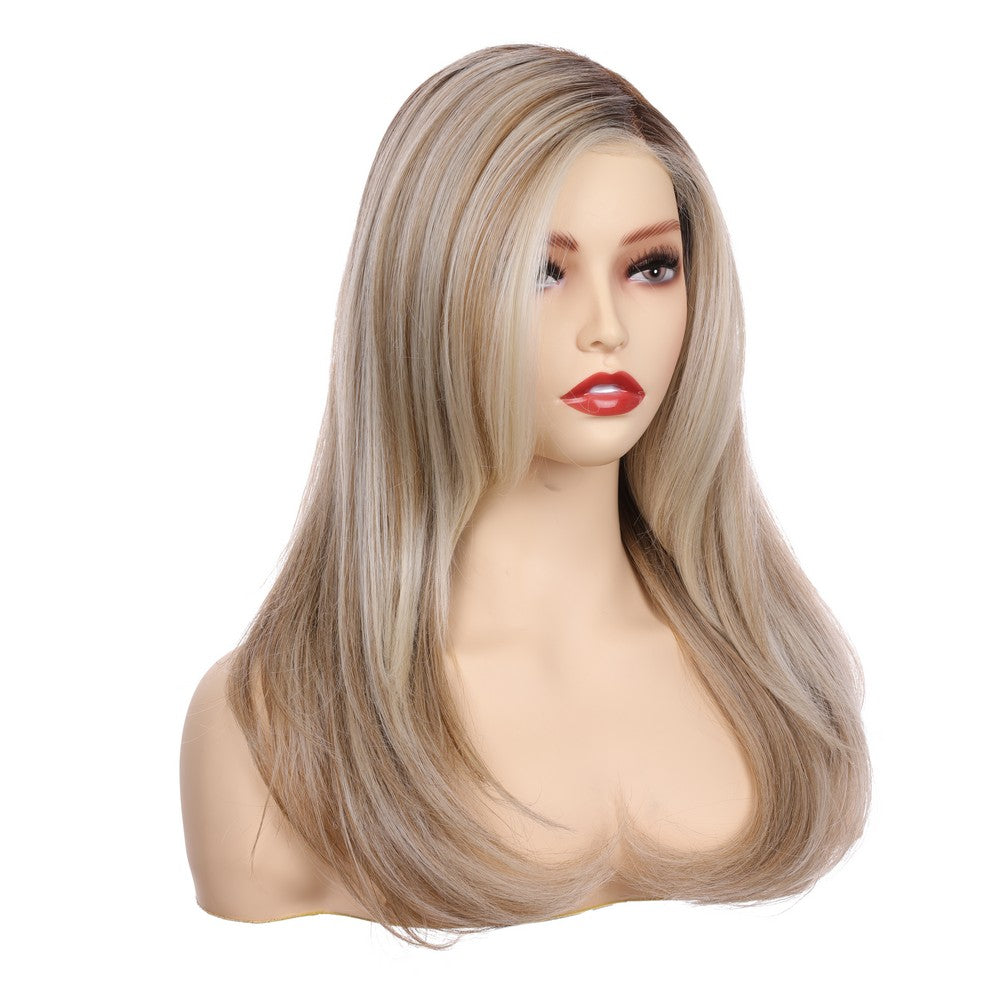 Straight Synthetic Wig-Light Brown