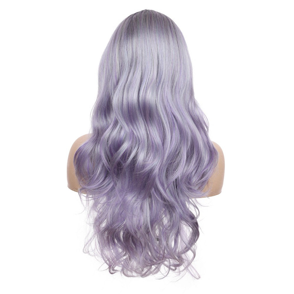 Body Wave Synthetic Wig-Black Mix Purple