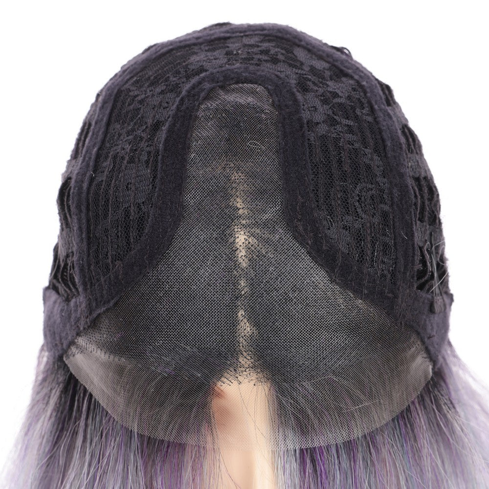 Body Wave Synthetic Wig-Black Mix Purple